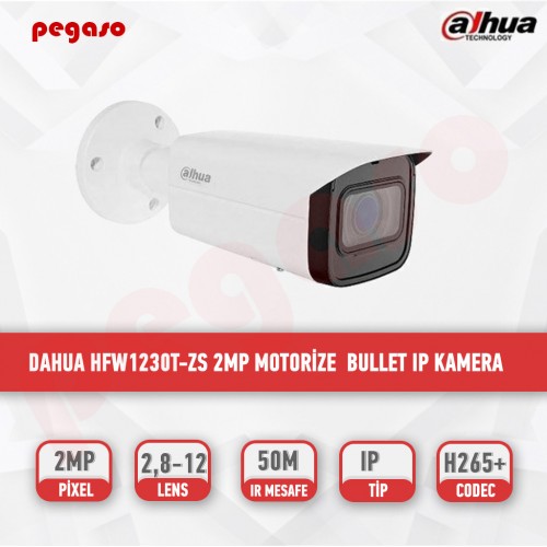DAHUA HFW1230T-ZS 2MP 2.8-12mm Motorize IR Bullet IP Kamera