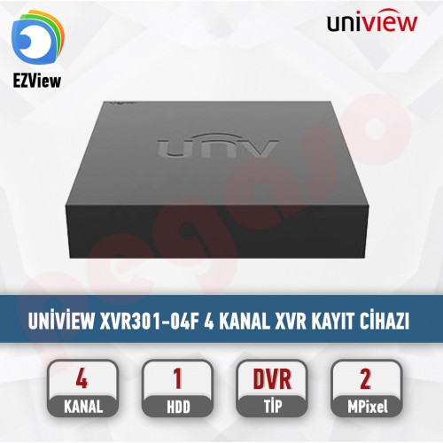 UNV Uniview XVR301-04F 4 Kanal XVR Kayıt Cihazı