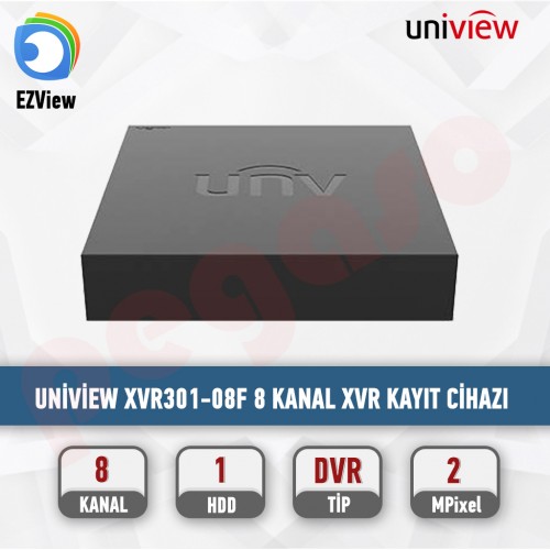 UNV Uniview XVR301-08F 8 Kanal XVR Kayıt Cihazı