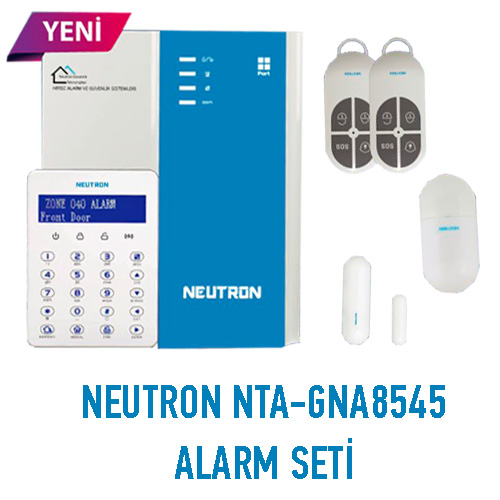 NEUTRON ALARM NTA-GNA8545 GSM KABLOLU KABLOSUZ ALARM SETİ