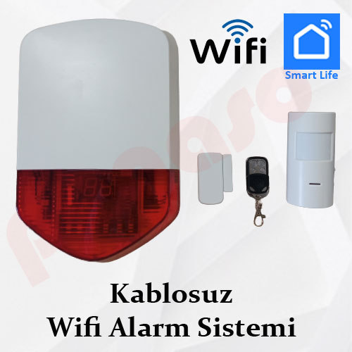 TUYA KABLOSUZ SMART HOME ALARM (Panel Siren)