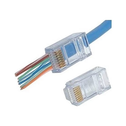 100 ADET  CAT6 RJ45 YENI NESIL KONNEKTÖR