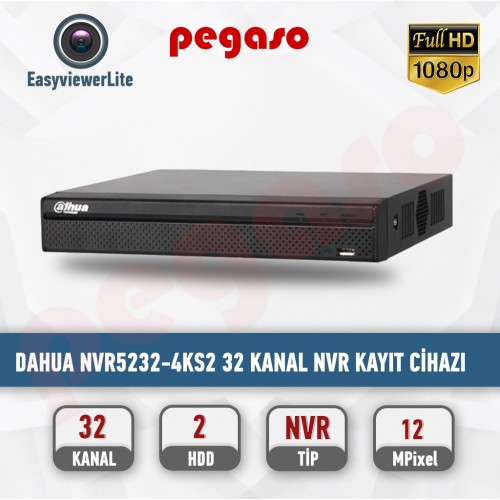 Dh xvr5232an i3. Nvr5232-4ks2