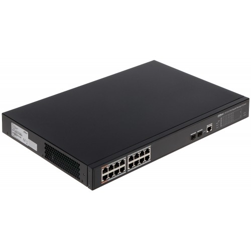 DAHUA PFS4218-16ET-240 16FE PoE Port (240W), 2xCombo SFP Yönetilebilir Switch